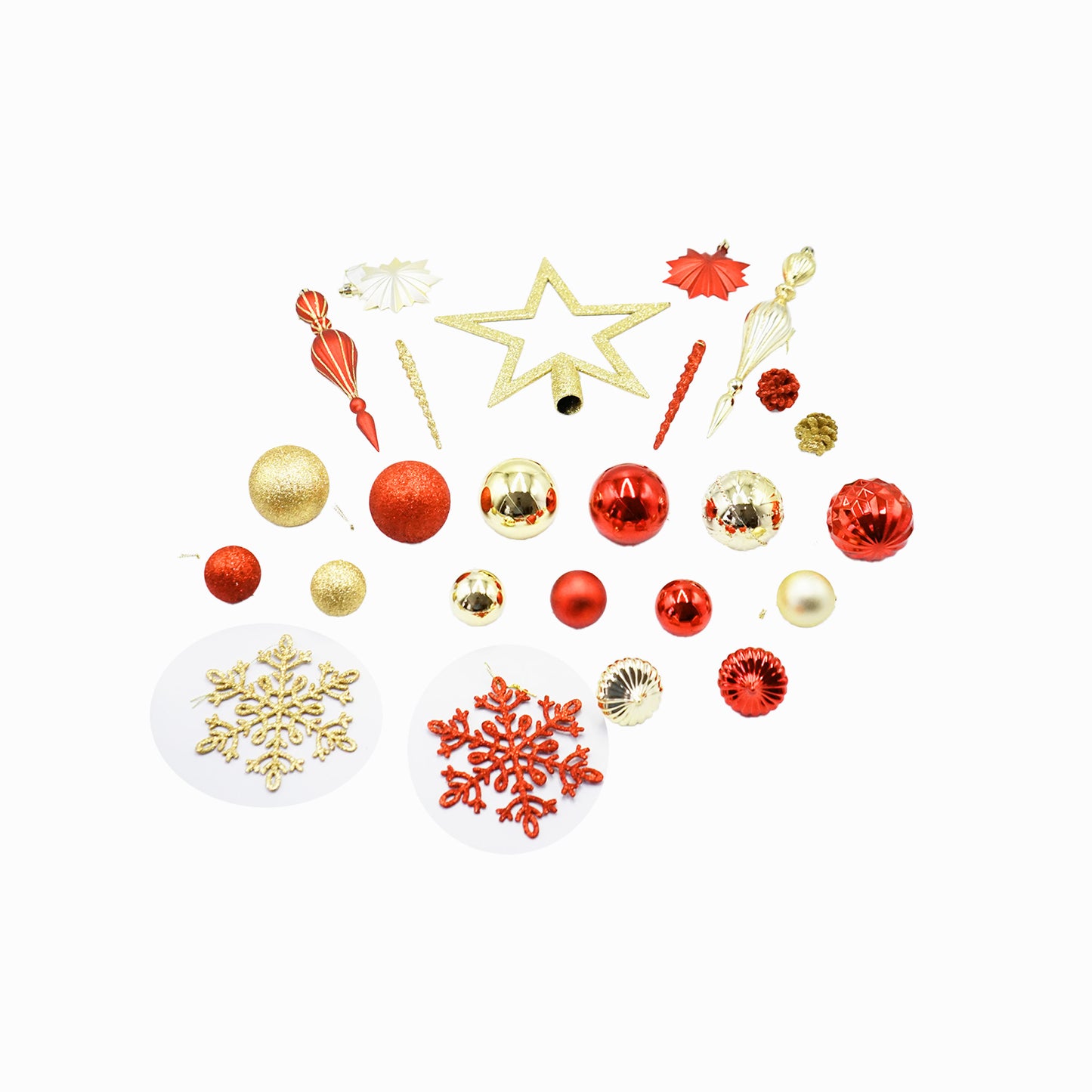 Weihnachtskugeln Set für Christbaum von Valery Madelyn