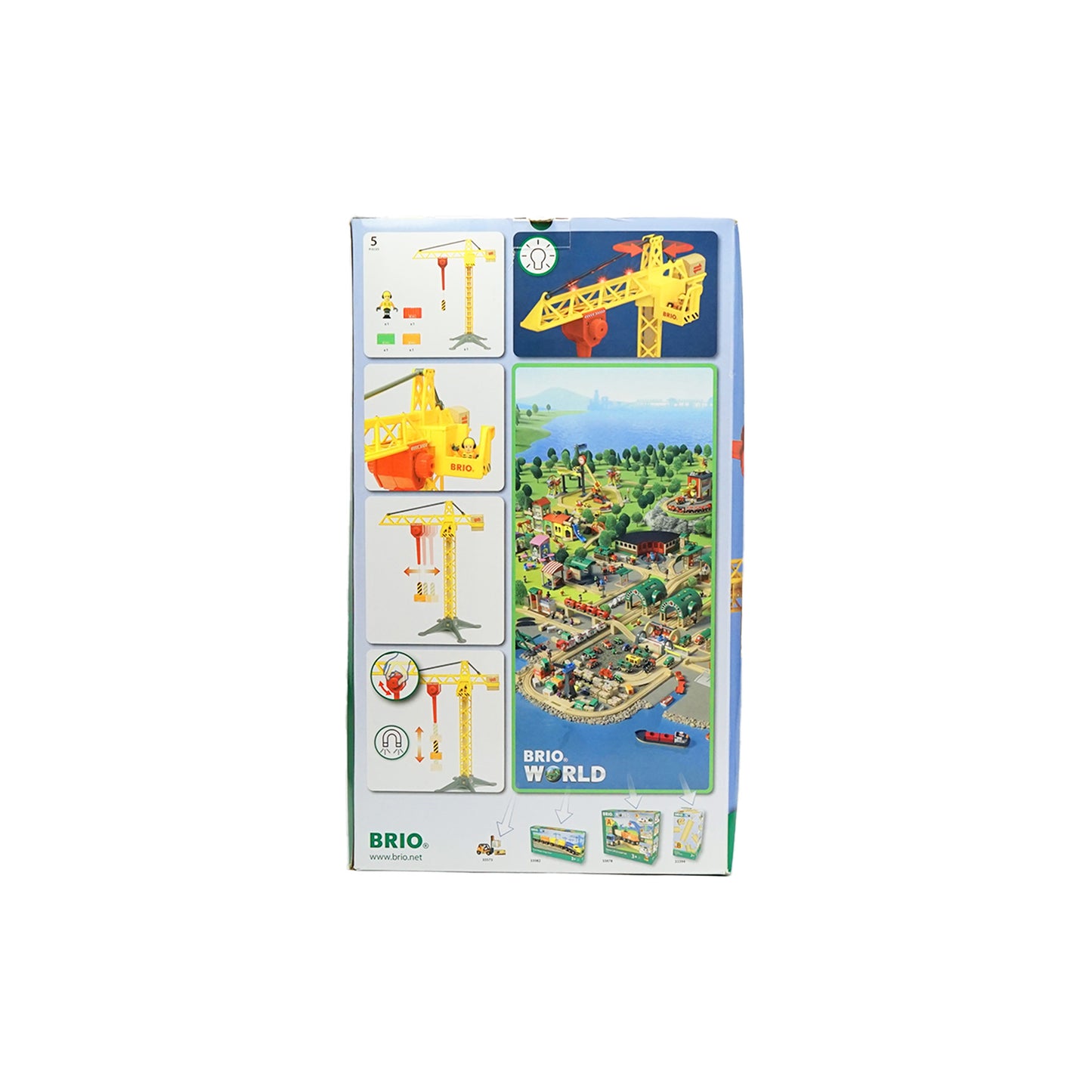 BRIO World 33835 Großer Baukran