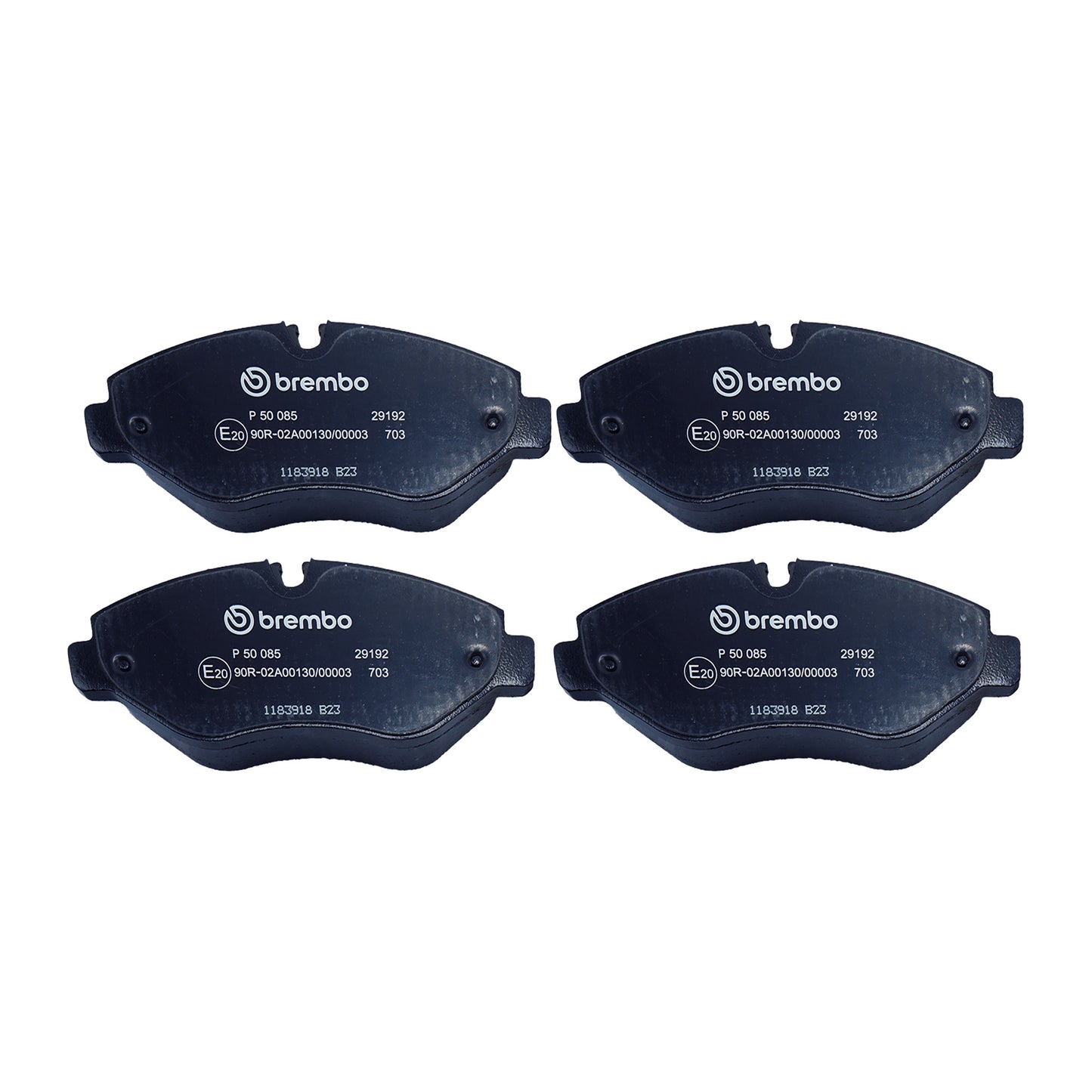 Brembo P 50 085 Bremsbelagsatz, 4-tlg.