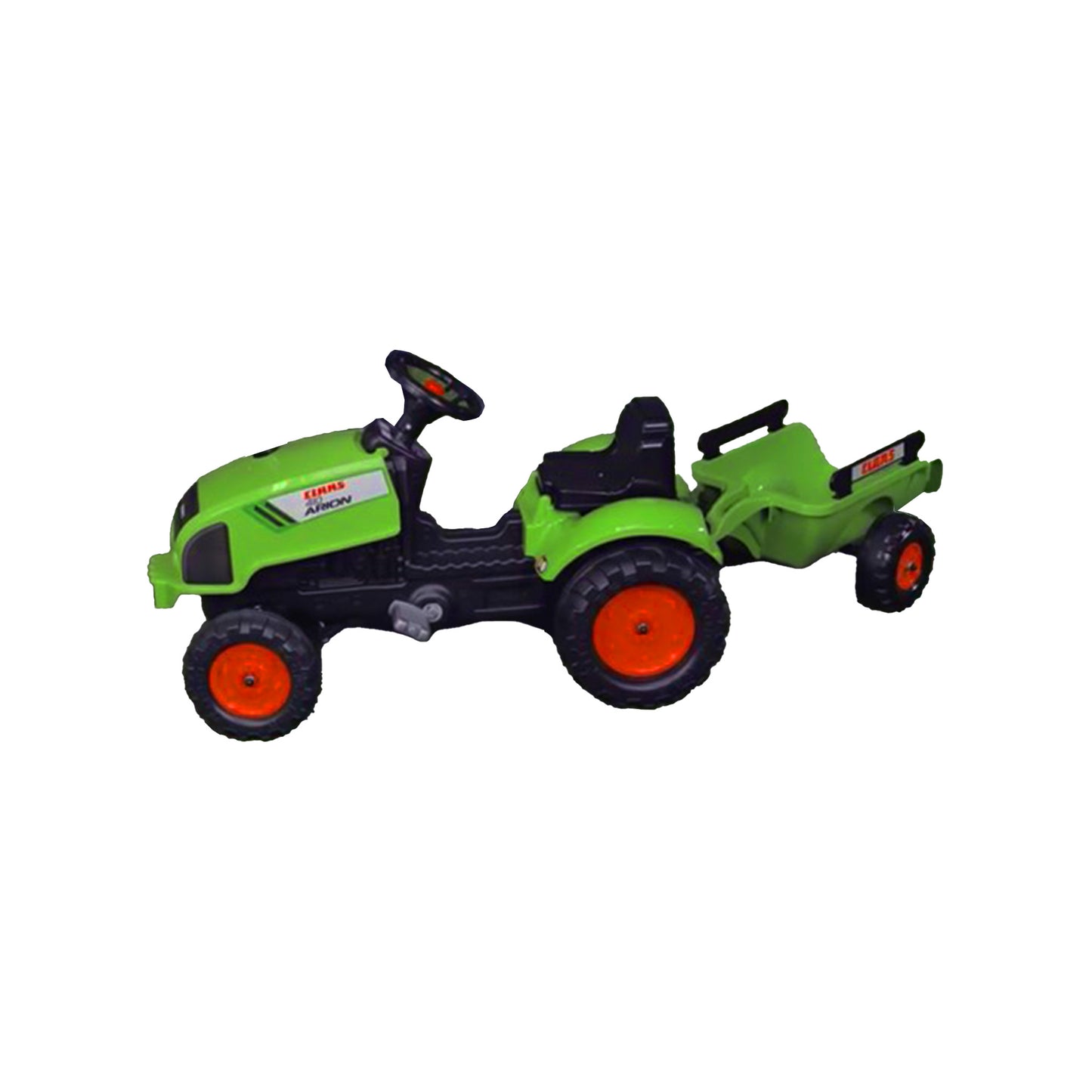 Falk Trettraktor Claas Arion 410 mit Anhänger