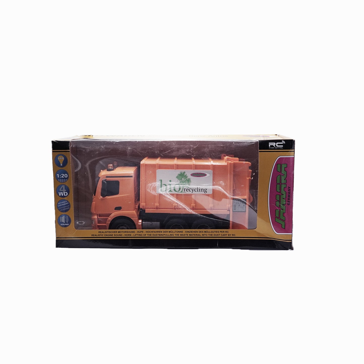 Jamara 405079 - Müllwagen Mercedes Antos