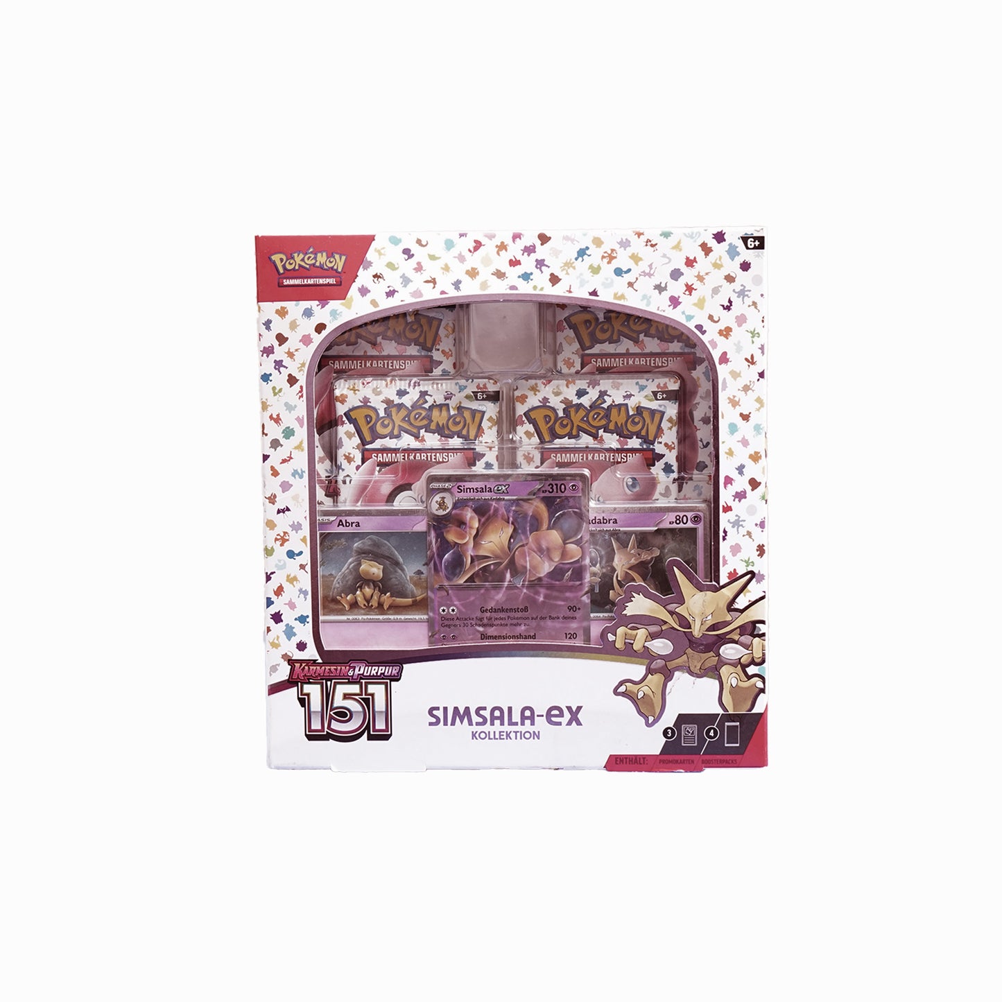 Pokémon-Sammelkartenspiel Karmesin & Purpur 151 Simsala ex Kollektion
