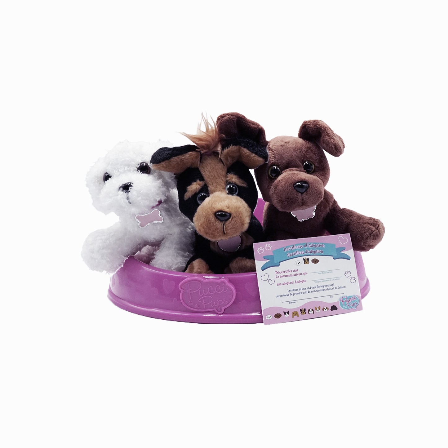 Pucci Pups 3 Kuscheltierhunde