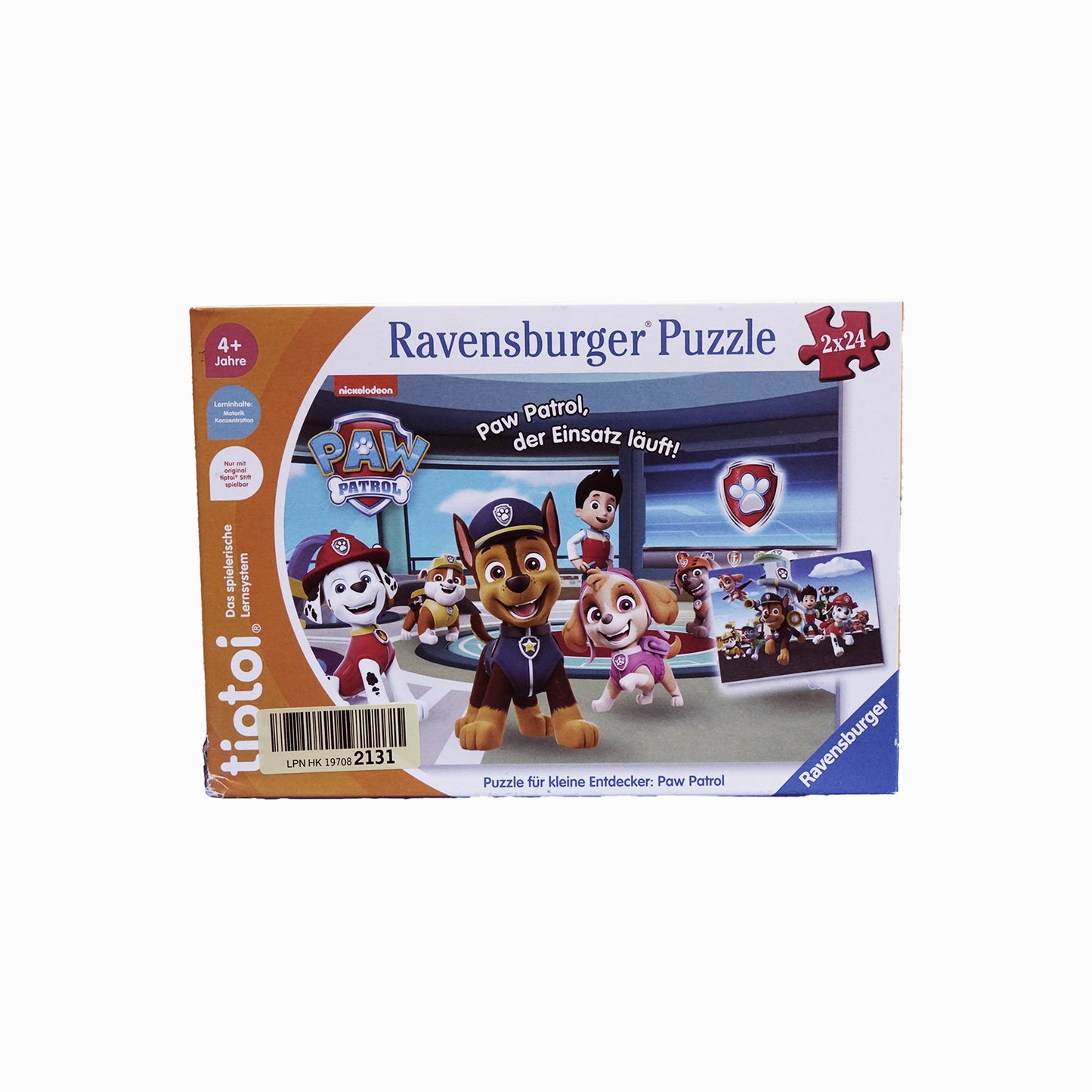 Ravensburger tiptoi Puzzle 00135, Paw Patrol