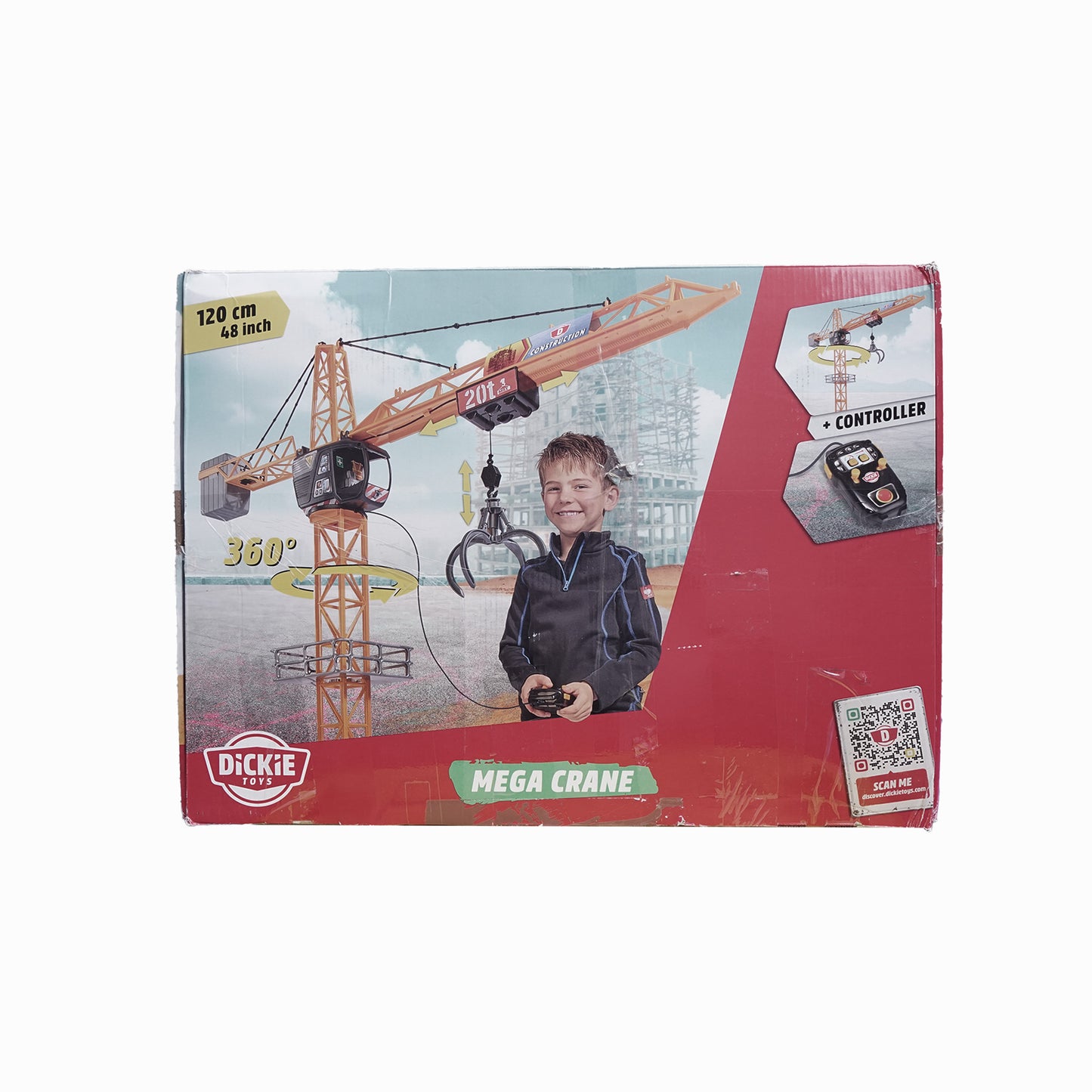 Dickie Toys Mega Crane Verpackung