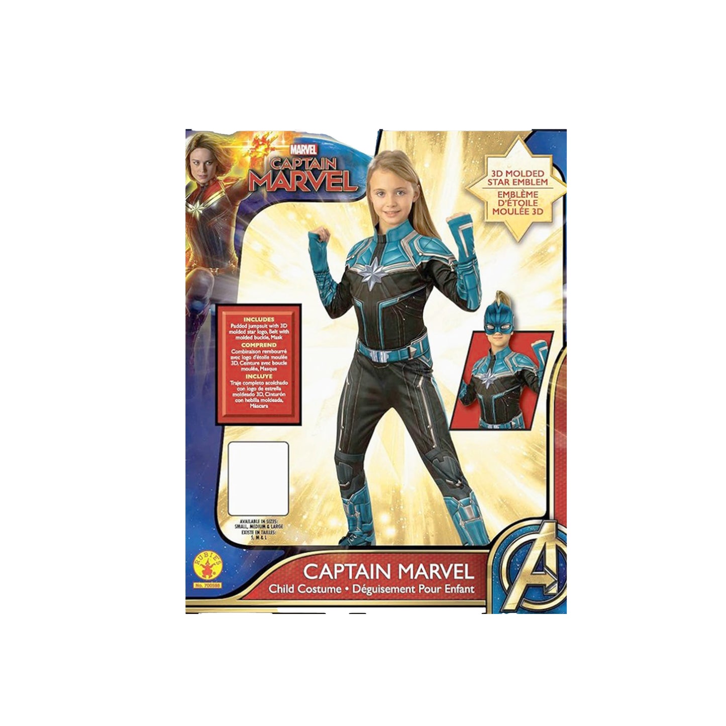 Rubie's 700598 Captain Marvel Kostüm