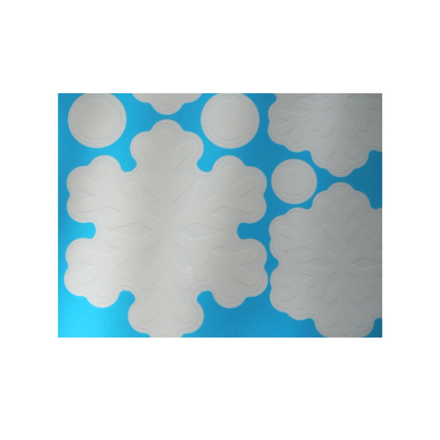 Weihnachtliche Schneeflocken Fensterbilder groß und klein