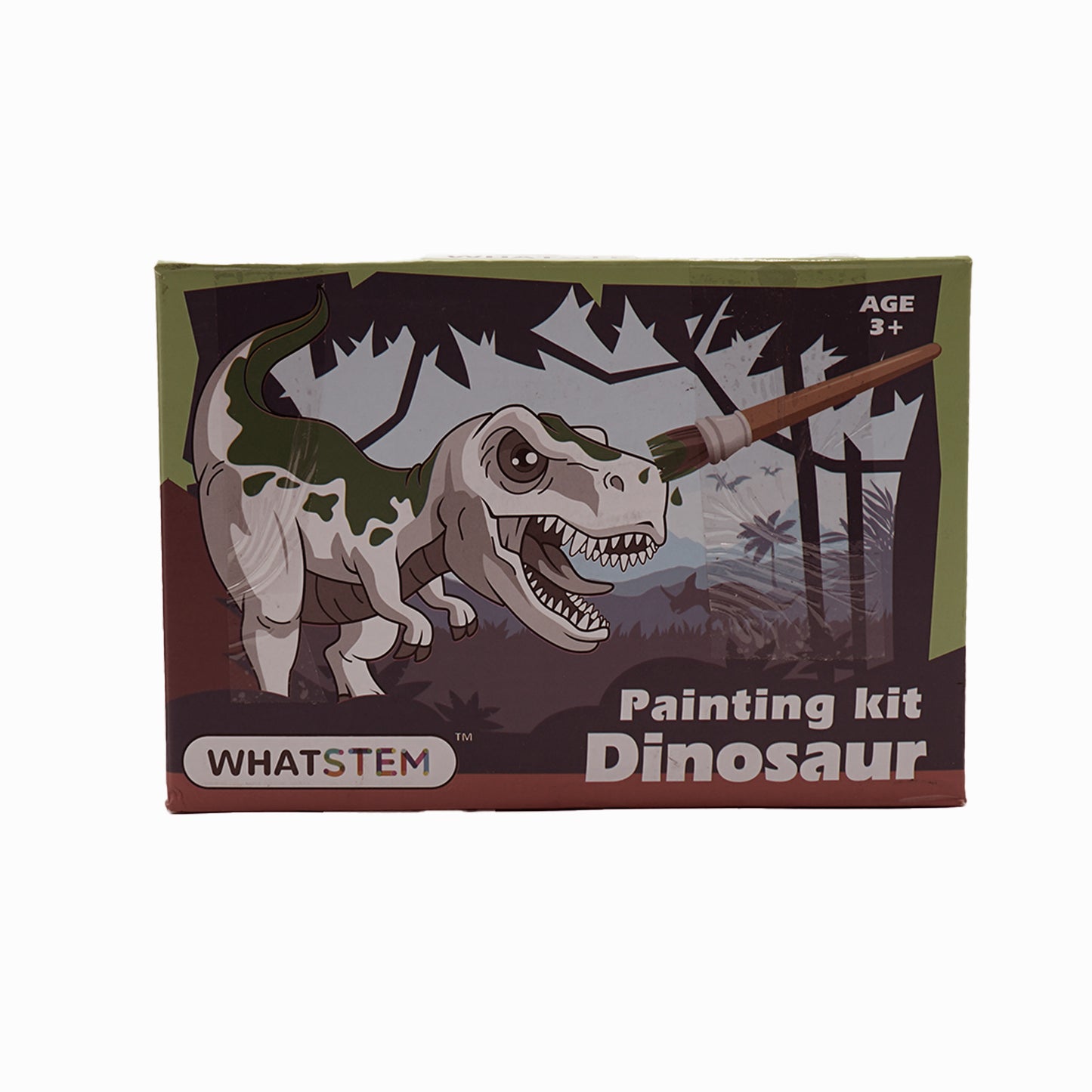 whatstem 3D-Dinosaurier-Malset für Kinder