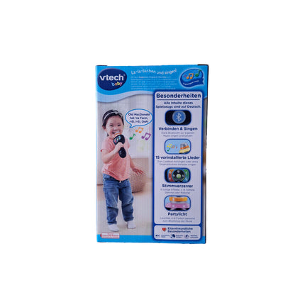 VTech Karaoke Mikrofon mit 15 Liedern und Stimmeffekten