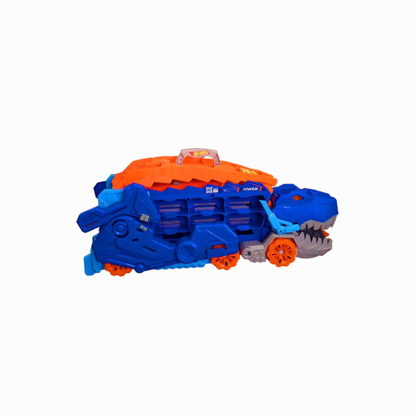 Detailansicht Hot Wheels Let’s Race Netflix T-Rex Transporter HNG50