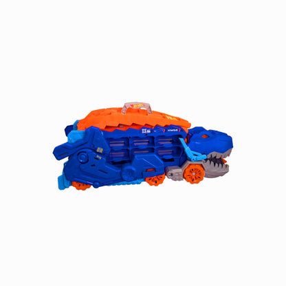 Detailansicht Hot Wheels Let’s Race Netflix T-Rex Transporter HNG50