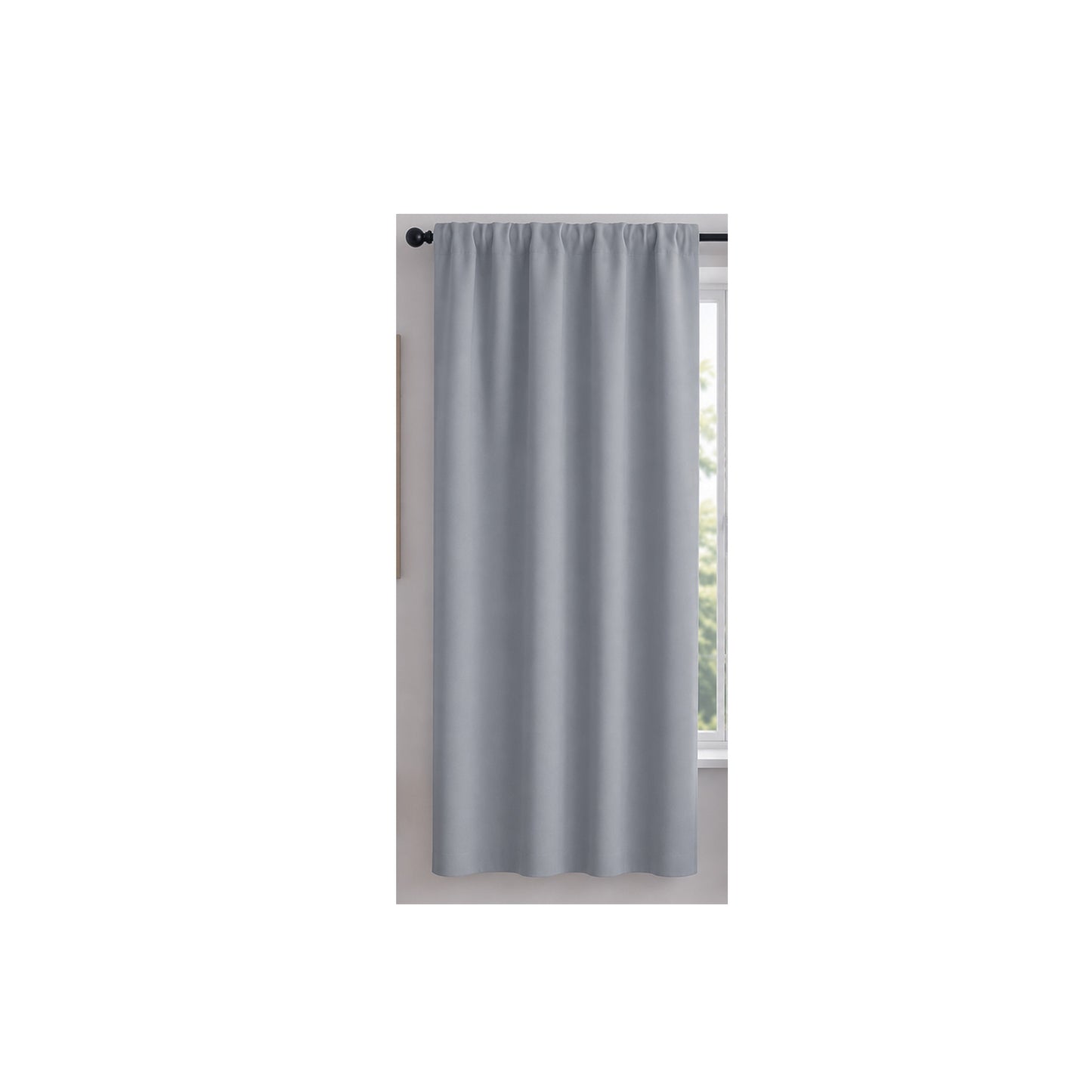 BEAUTEX Verdunkelungsgardine am Fenster im Wohnraum