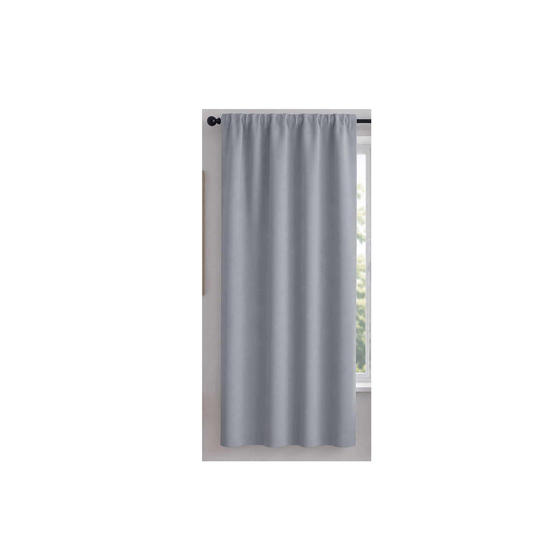 BEAUTEX Verdunkelungsgardine am Fenster im Wohnraum