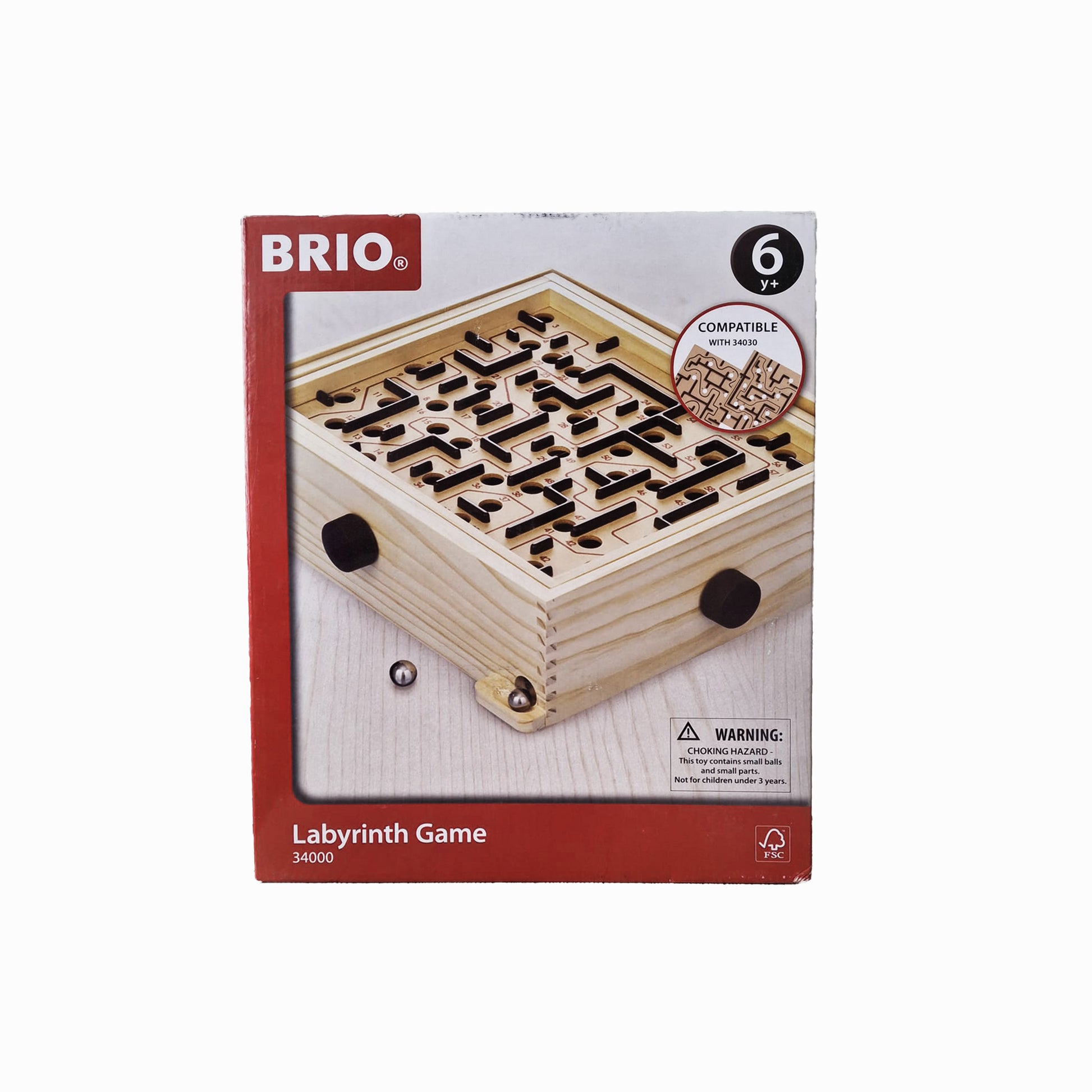 BRIO 34000 Holz-Labyrinth Verpackung Vorderseite