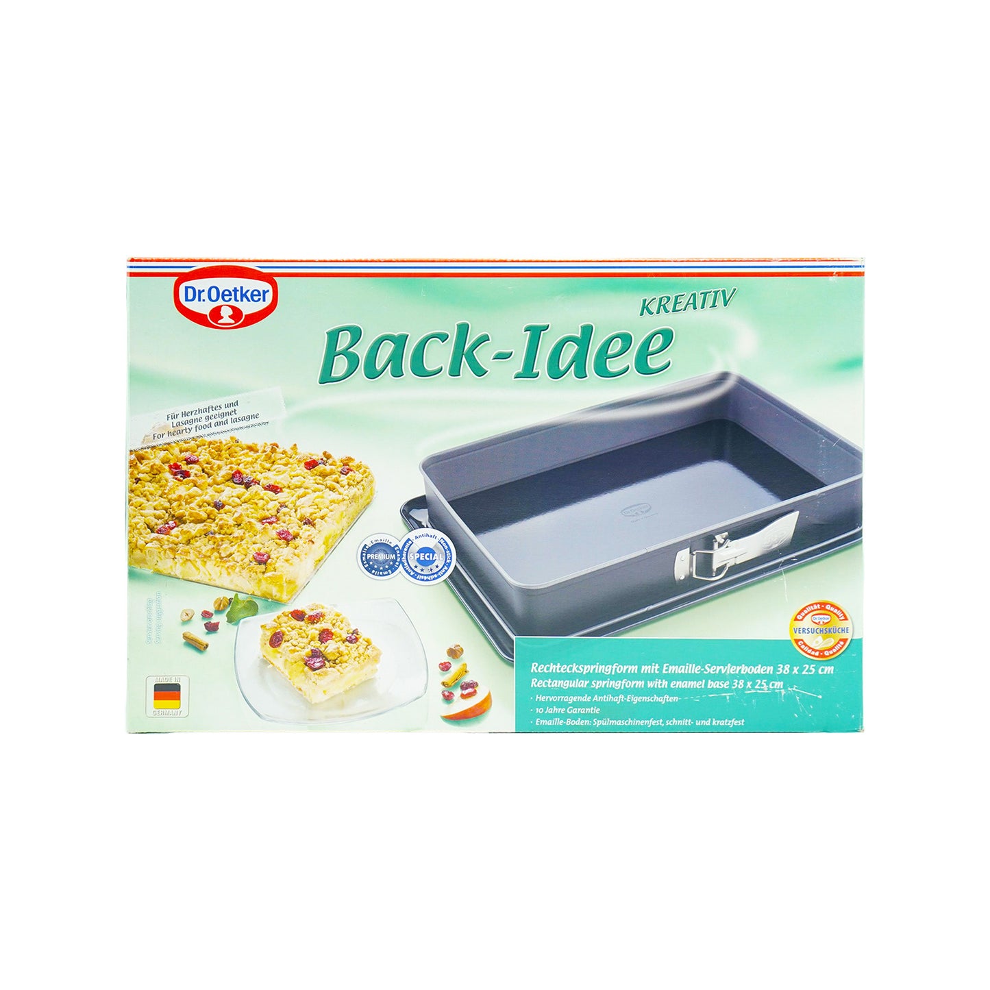 Back-Idee Backblech Dr. Oetker