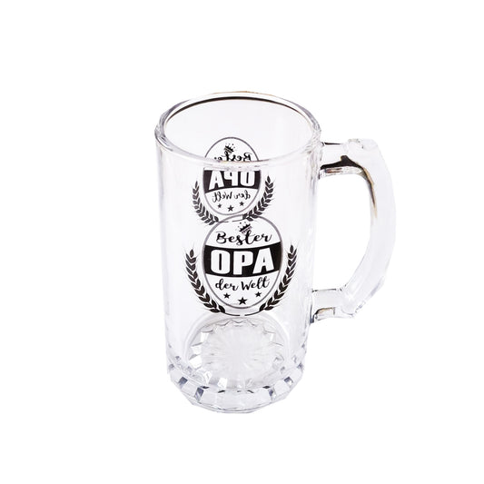 Bierkrug „Bester Opa der Welt“ 0,5 Liter