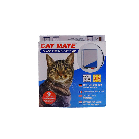 Cat Mate 4-Wege Katzenklappe für Glastüren