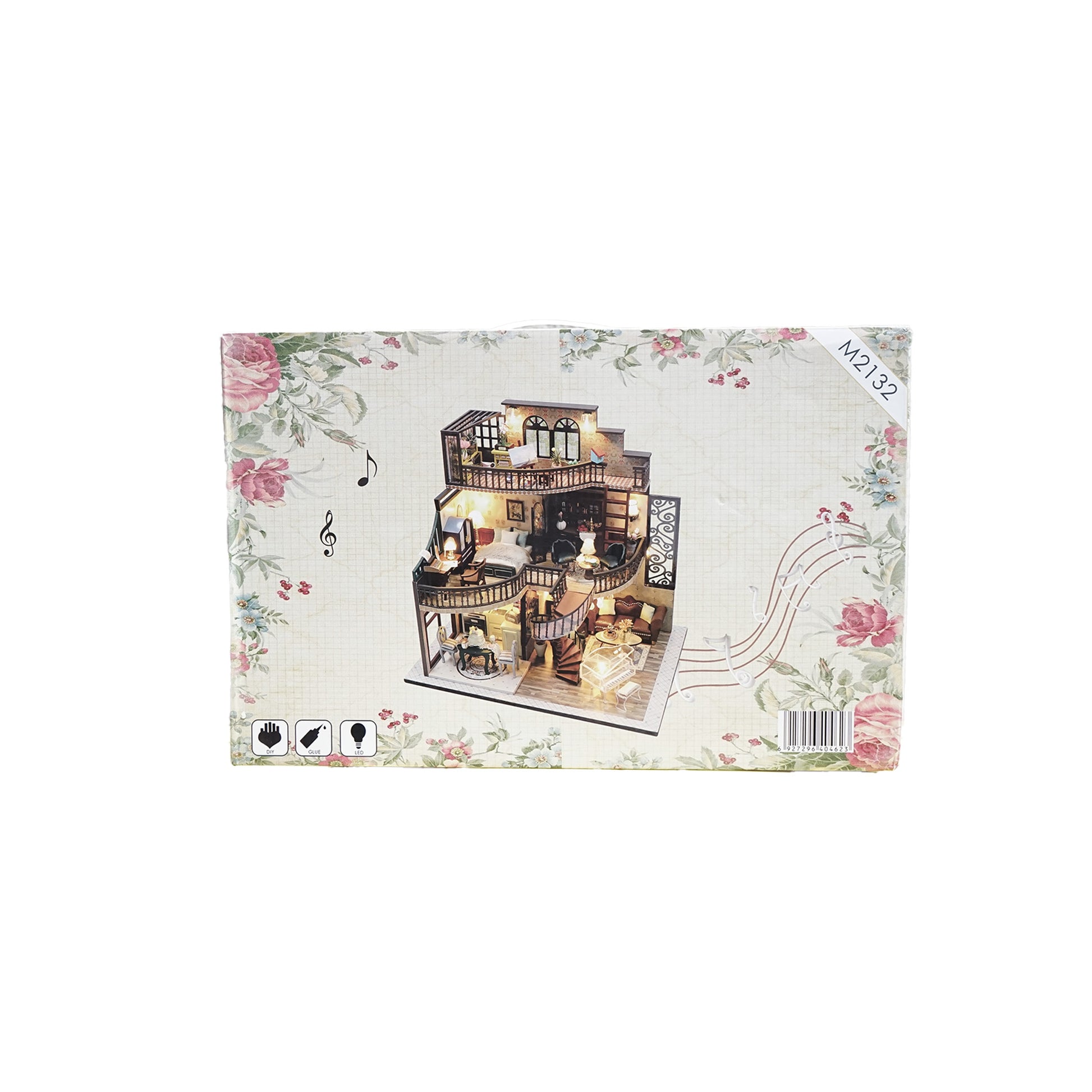 Cuteefun Puppenhaus Bastelset Verpackung