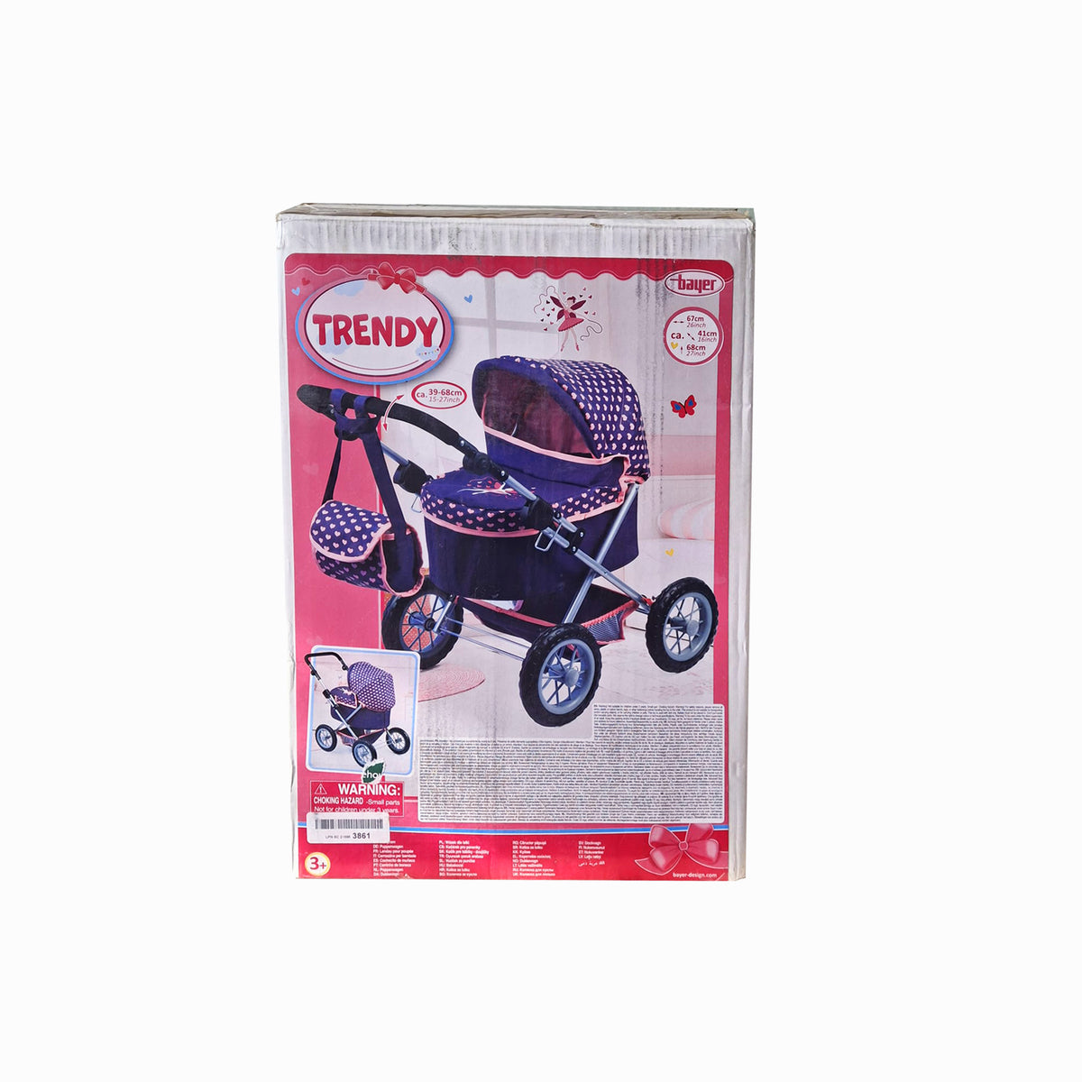 Bayer Design Puppenwagen Trendy 13052AA – Verpackung