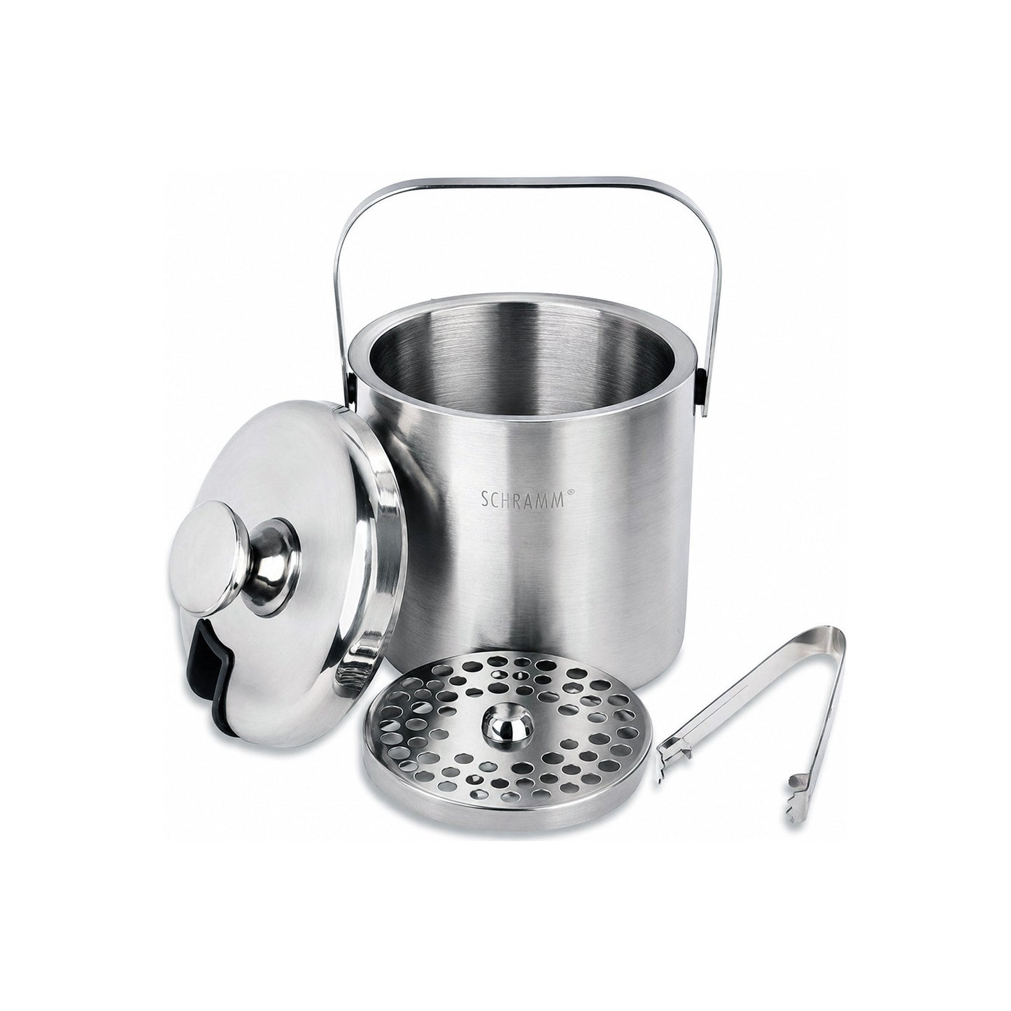 Schramm Eiswürfelbehälter mit Deckel und Eiszange