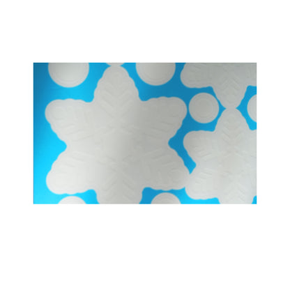 wiederverwendbare Schneeflocken Fensterdeko Winter