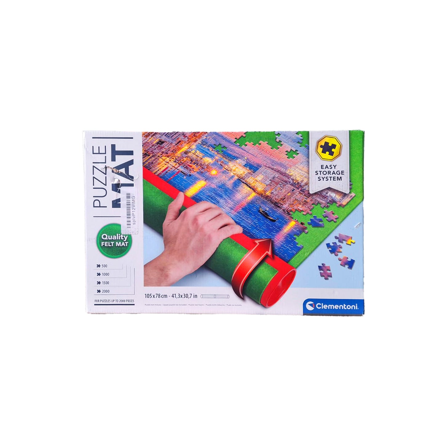 Clementoni Puzzlerolle Puzzle Mat zum Aufbewahren von Puzzles bis 2000 Teile