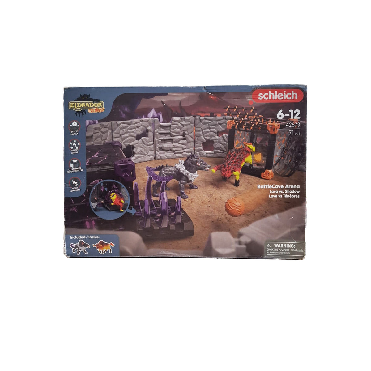 Schleich Eldrador Creatures Battle Cave Arena 42673 Spielset