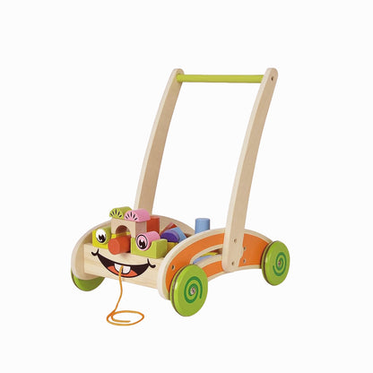 Eichhorn Spiel- und Lauflernwagen Holz