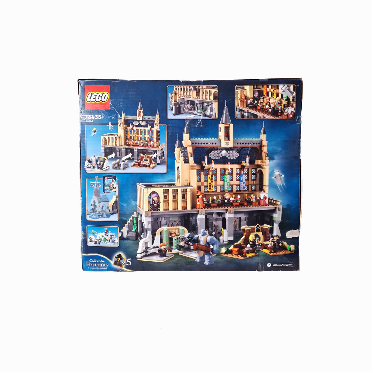 LEGO Hogwarts Große Halle 76435 mit langen Tafeln und schwebenden Kerzen