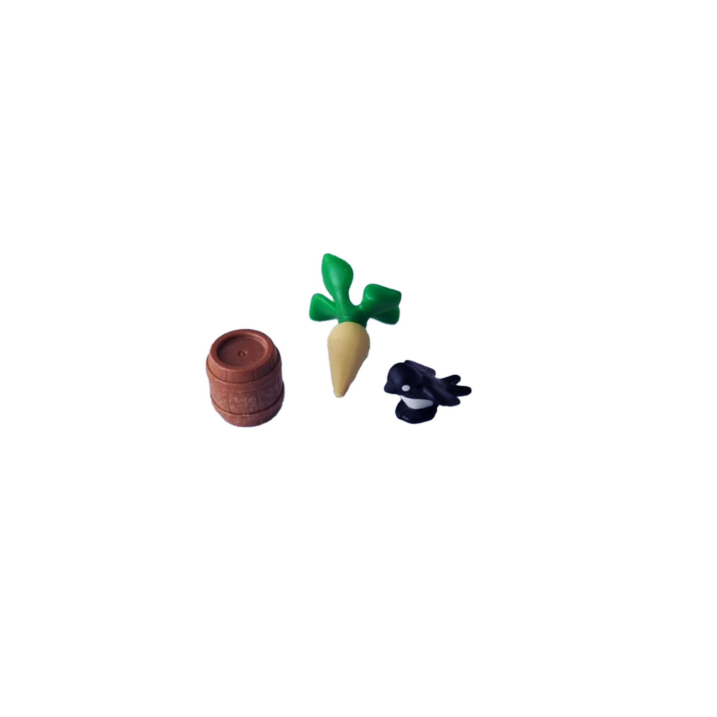 Ersatzteil für Playmobil Country 70887 Bauernhof mit Kleintieraufzucht - Fass, Rettich, Schwalbe