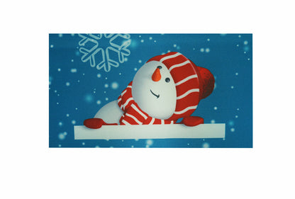 Festliche Wandbanner Weihnachten blau