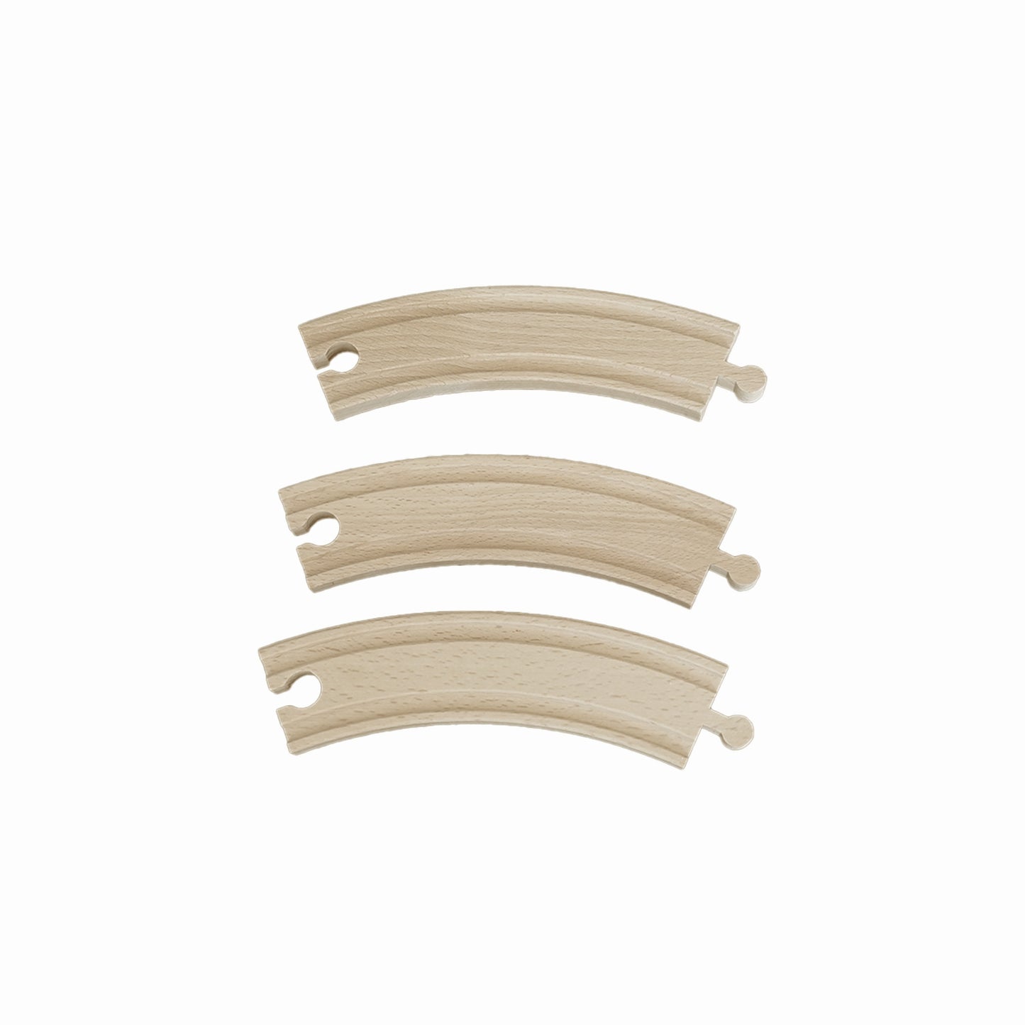 Ersatzteil für Brio World Eisenbahn - Gebogenes Gleis, 3er Set