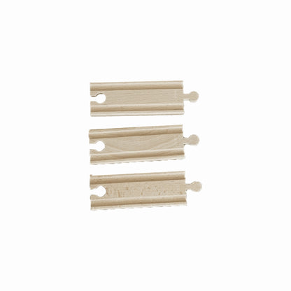 Ersatzteil für Brio World Eisenbahn - Gerades Gleis, klein 3er Set