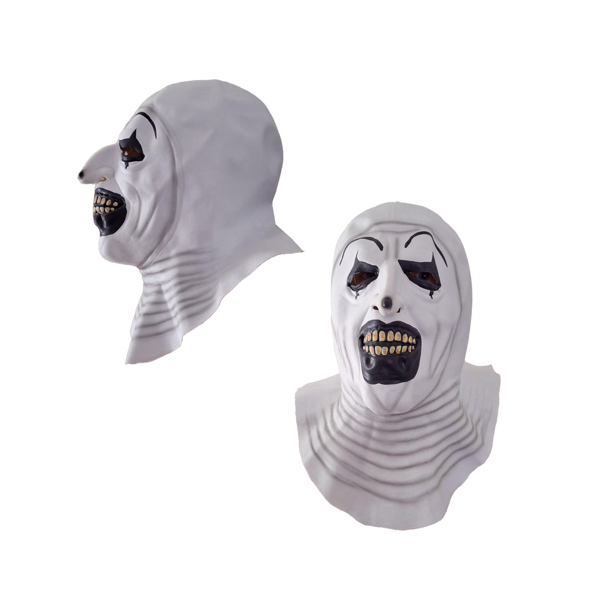 Maske vom Halloween Horror Clown Kostüm