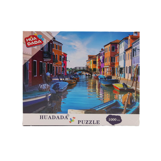 HUADADA Puzzle Bunte Häuser Burano Venedig