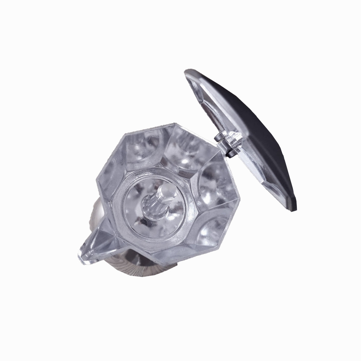 Bialetti Brikka Induktion mit geöffnetem Deckel