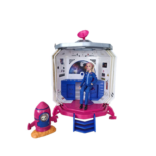 Barbie GXF27 Weltraumabenteuer Raumstation Spielset