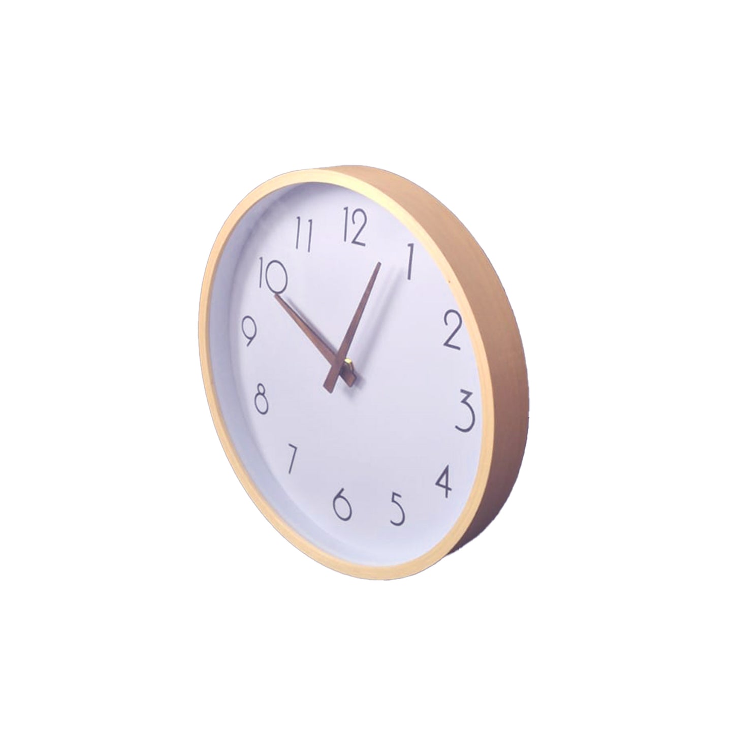 Gut lesbare Ziffern der geräuschlosen VIVILINEN Wanduhr