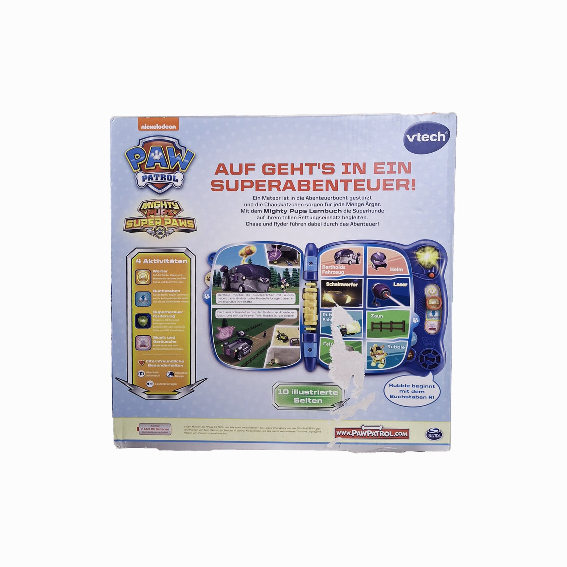 PAW Patrol Mighty Pups Lernbuch für Kleinkinder