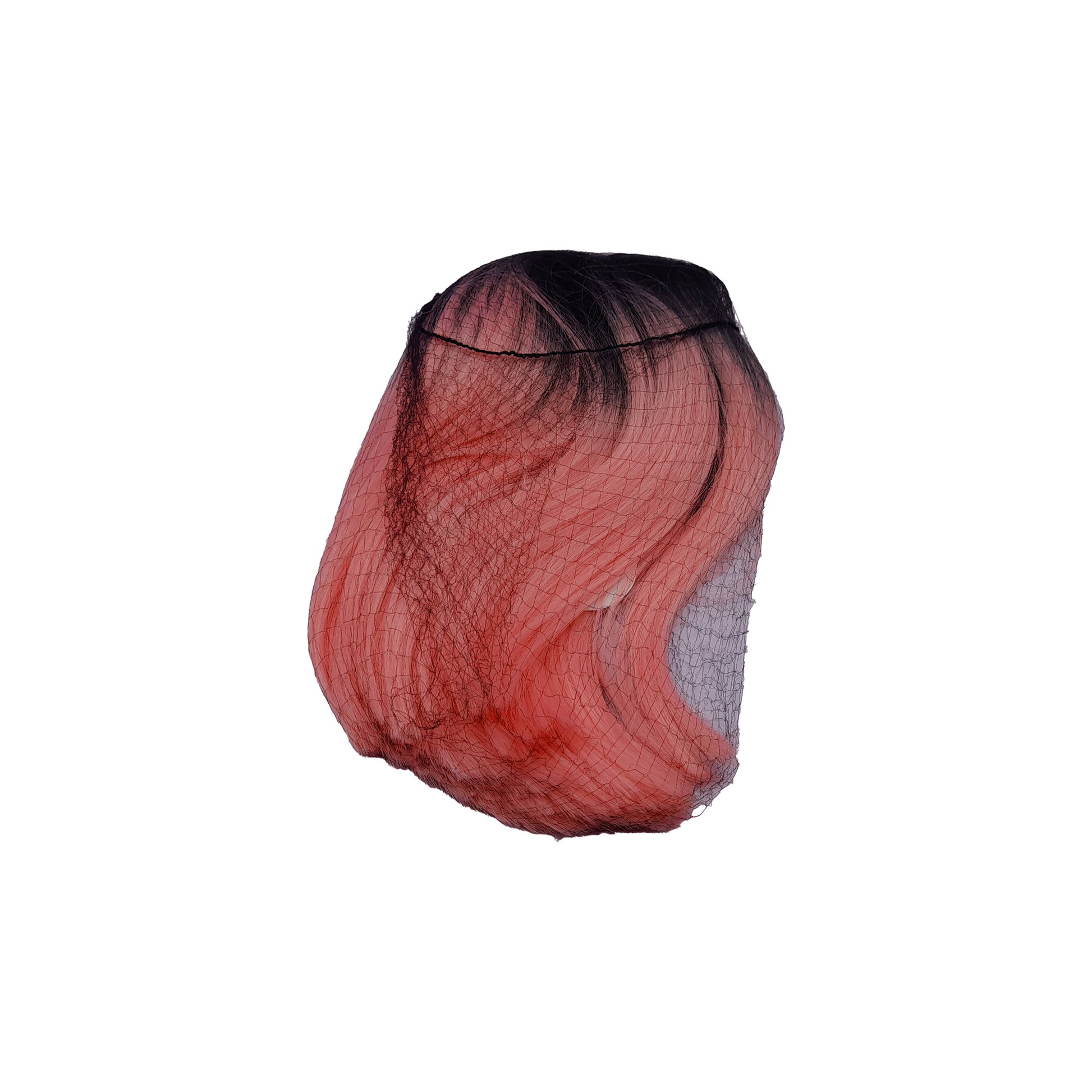 Kurzhaar Perücke schwarz-rosa