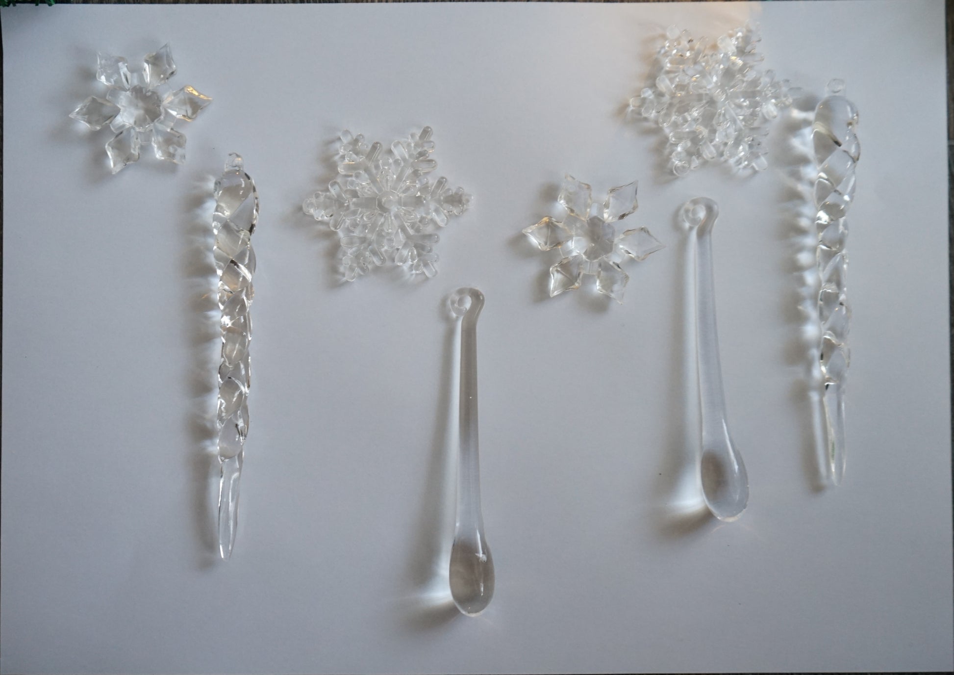 Acryl Eiszapfen Deko Weihnachten zum Aufhängen