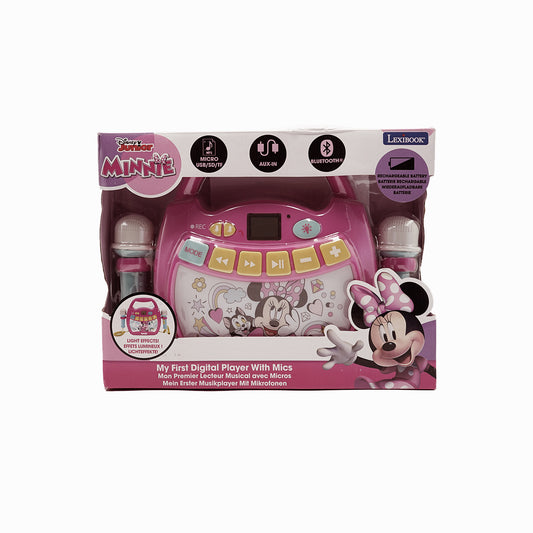 Lexibook Disney Minnie - Tragbares Karaoke-Musikwiedergabegerät