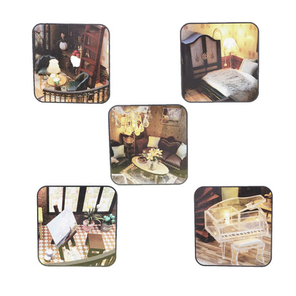 Detailansicht Möbel und Dekoration im Cuteefun Miniaturhaus