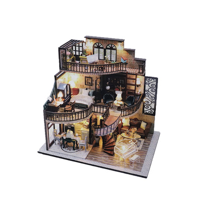 Beleuchtetes Miniaturhaus Cuteefun mit LED Licht