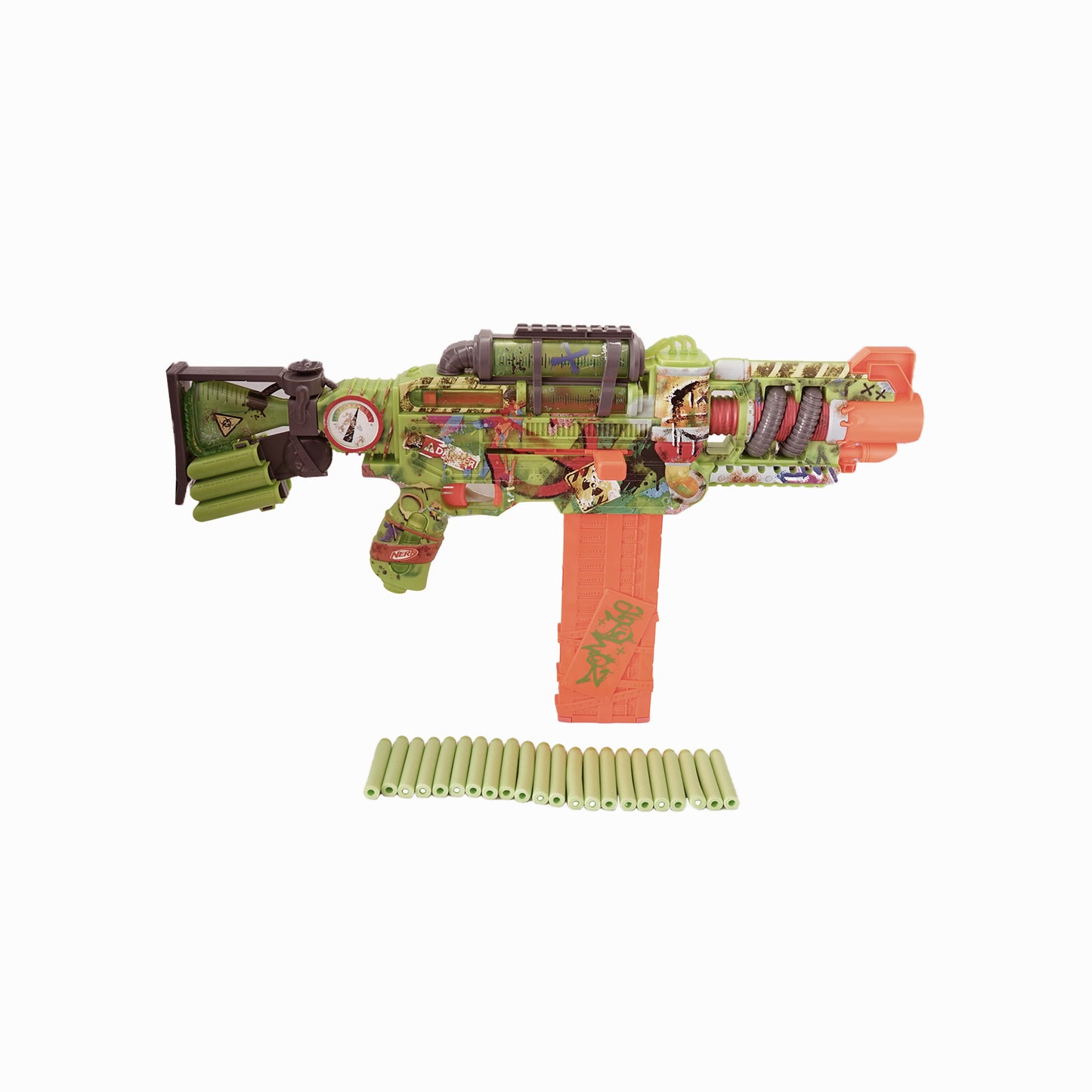 Nerf Zombie Corrupter Dart-Blaster Spielzeugwaffe mit Darts