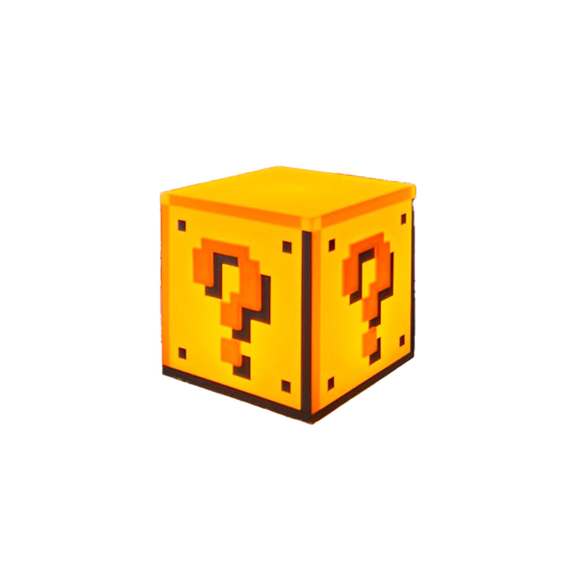 Paladone Super Mario Lampe mit ikonischem Fragezeichen Block
