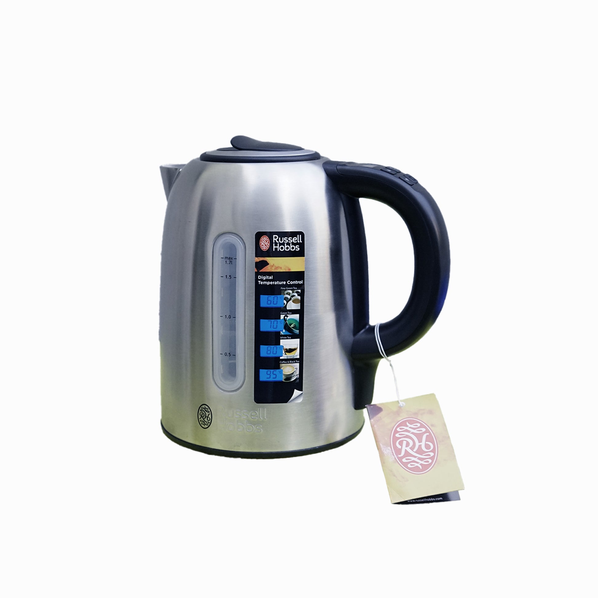 Russell Hobbs Buckingham 21040 digitaler Wasserkocher aus Edelstahl