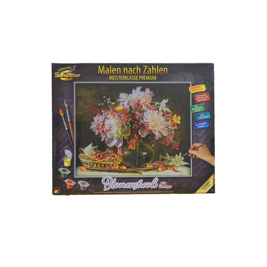 Schipper 609130773 - Malen nach Zahlen, Blumenstrauß mit Kirschen