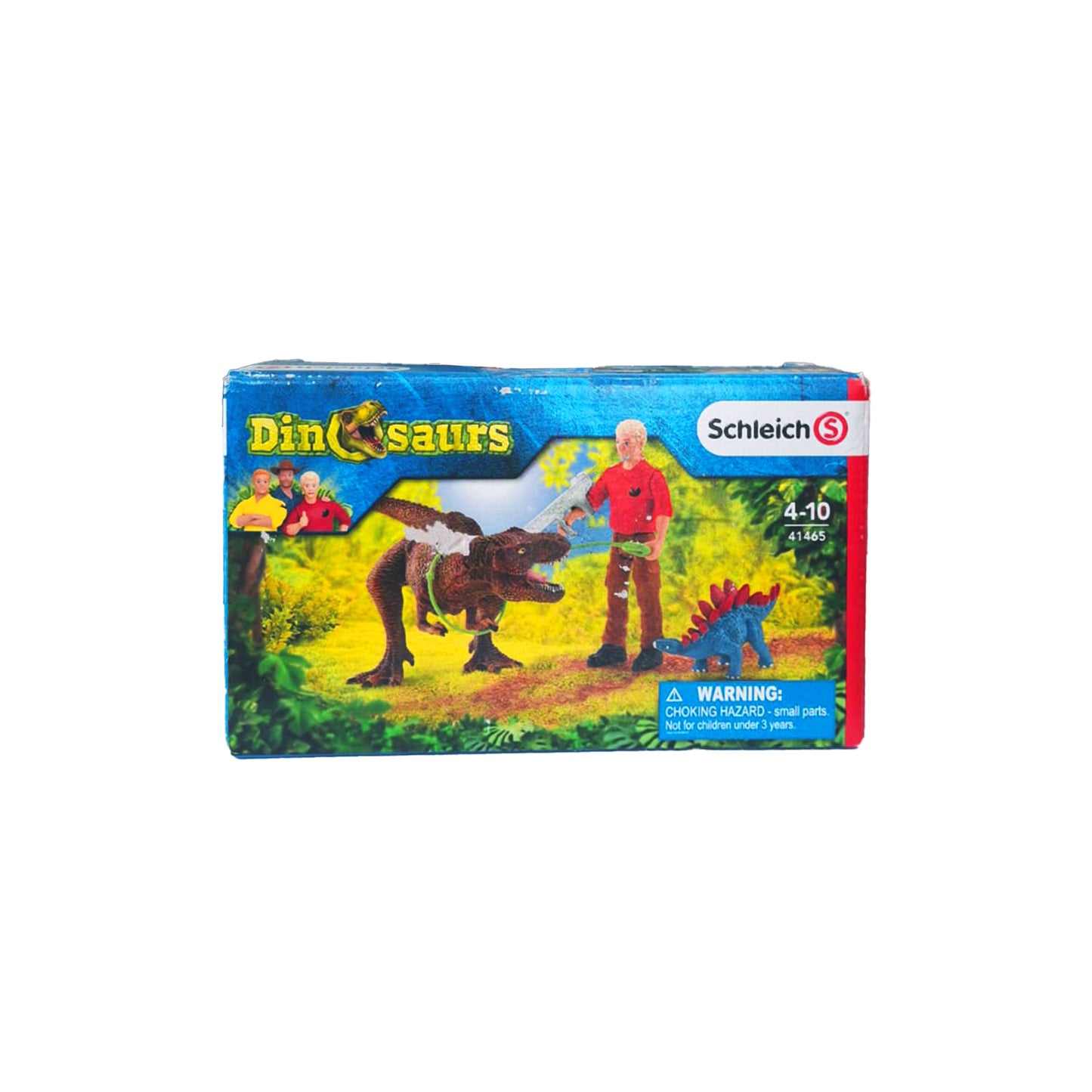 Schleich 41465 Tyrannosaurus Rex Angriff Dinosaurier Figur