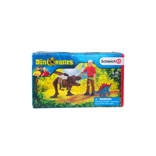 Schleich 41465 Tyrannosaurus Rex Angriff Dinosaurier Figur